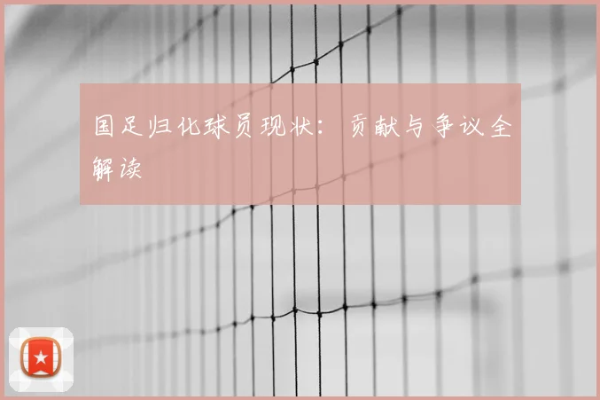 国足归化球员现状：贡献与争议全解读